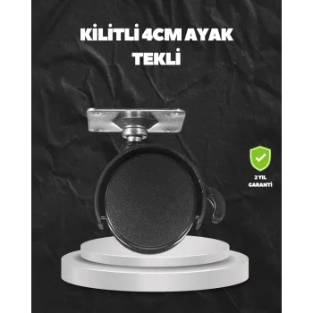 Kilitli 4 cm Evrensel Tekerlek Ayak Tek Adet