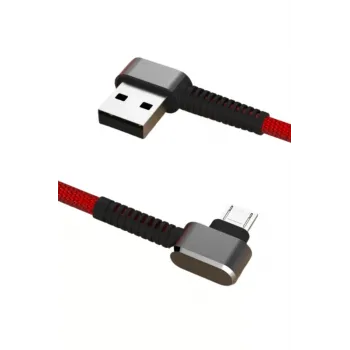 Konfulon S73 Micro USB Kablo 1M 2.1A - Kırmızı