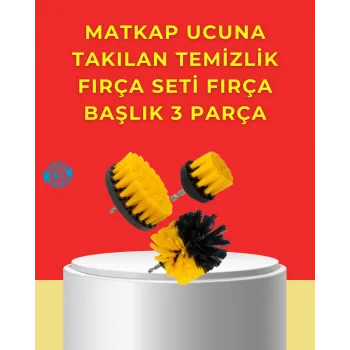 Matkap Ucu Temizlik Aparatı 3’lü Fırça Seti
