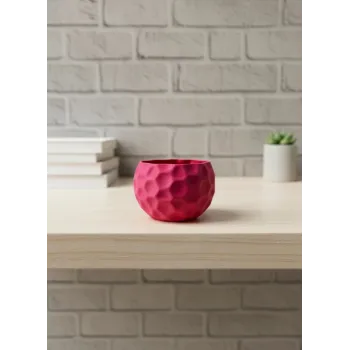 Mini Mor Dekoratif Saksı 5 cm Modern Masaüstü Bitki Saksısı