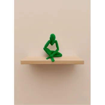 Minimal İnsan Figürü Biblo Yeşil Ev ve Ofis Dekoru