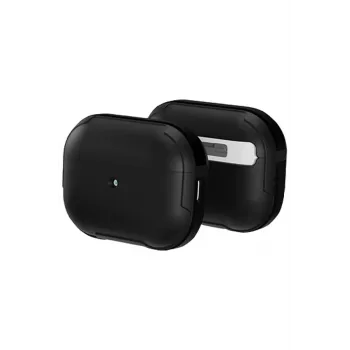 Movenchy Airpods Pro 2 (2.nesil) MO-A8 Armor Kılıf - Siyah