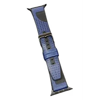 Movenchy Watch 45mm Buff Deri Kordon - Lacivert