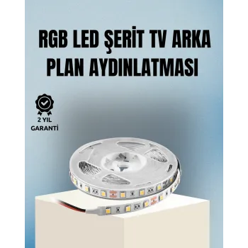 Müzikle Senkronize LED Şerit TV Aydınlatma