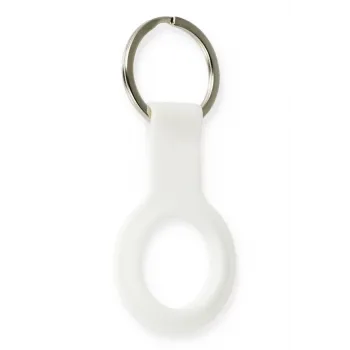 Newface Airtag Silikon Kılıf - Beyaz