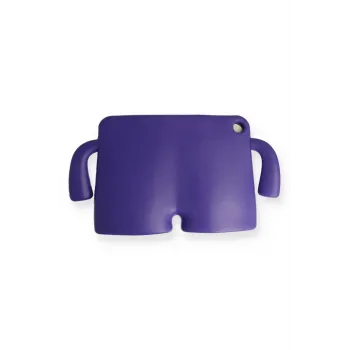 Newface Apple iPad Pro 13 (2024) Karakter Tablet Silikon - Mor