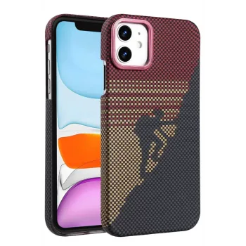 Newface Apple iPhone 11 Vega Magsafe Kapak - Kırmızı