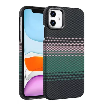 Newface Apple iPhone 11 Vega Magsafe Kapak - Yeşil