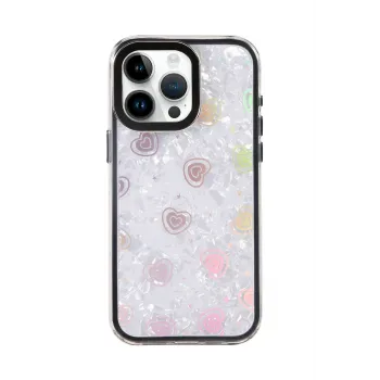 Newface Apple iPhone 14 Lumi Desenli Kapak - Siyah