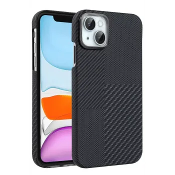 Newface Apple iPhone 14 Vega Magsafe Kapak - Siyah