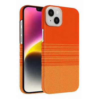 Newface Apple iPhone 14 Vega Magsafe Kapak - Turuncu