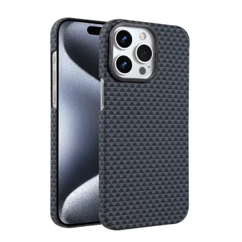 Newface Apple iPhone 15 Pro Max Vega Magsafe Kapak - Gri