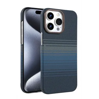 Newface Apple iPhone 15 Pro Max Vega Magsafe Kapak - Mavi