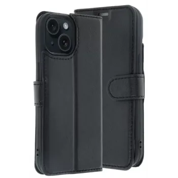 Newface Apple iPhone 15 Trend S Plus Kapaklı Kılıf - Siyah