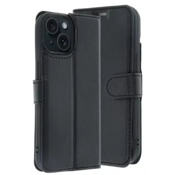 Newface Apple iPhone 15 Trend S Plus Kapaklı Kılıf - Siyah