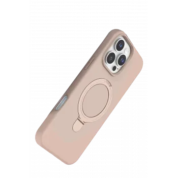 Newface Apple iPhone 16 Pro Max Regal Magsafe Standlı Kapak - Çöl Titanyum
