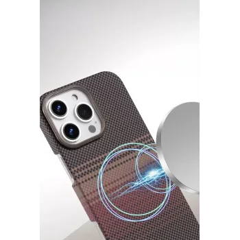 Newface Apple iPhone 16 Pro Max Vega Magsafe Kapak - Mavi