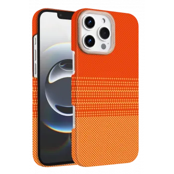 Newface Apple iPhone 16 Pro Vega Magsafe Kapak - Turuncu