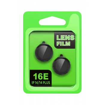 Newface Apple iPhone 16E Raze Metal Kamera Lens - Siyah