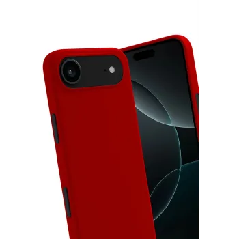 Newface Apple iPhone 17 Air First Silikon - Kırmızı