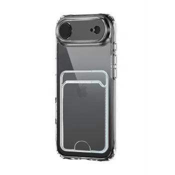 Newface Apple iPhone 17 Air Kart Şeffaf Silikon - Şeffaf