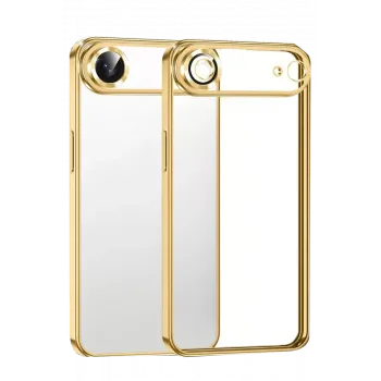 Newface Apple iPhone 17 Air Razer Lensli Silikon - Gold