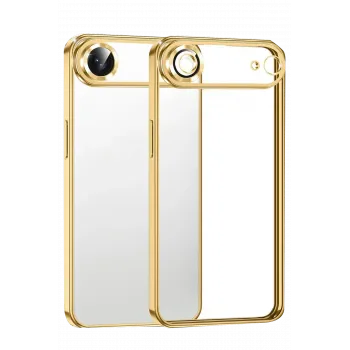 Newface Apple iPhone 17 Air Razer Lensli Silikon - Gold