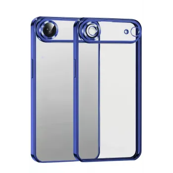 Newface Apple iPhone 17 Air Razer Lensli Silikon - Lacivert