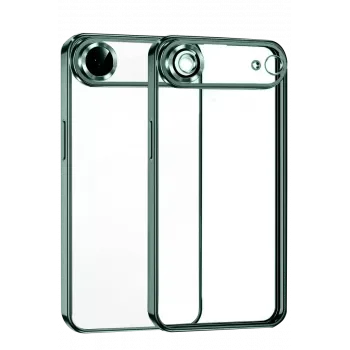 Newface Apple iPhone 17 Air Razer Lensli Silikon - Yeşil