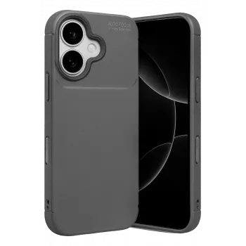 Newface Apple iPhone 17 Auto Focus Karbon Kapak - Gri