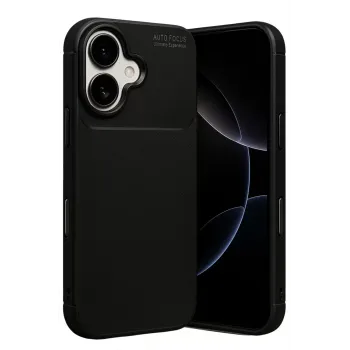 Newface Apple iPhone 17 Auto Focus Karbon Kapak - Siyah