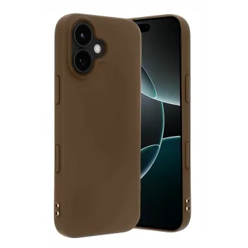 Newface Apple iPhone 17 First Silikon - Kahverengi