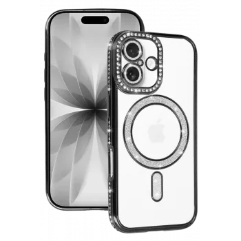 Newface Apple iPhone 17 Joke Simli Magneticsafe Kılıf - Siyah