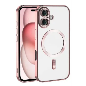 Newface Apple iPhone 17 Kross Magneticsafe Kapak - Rose