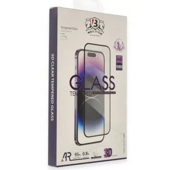 Newface Apple iPhone 17 Pro Bilvis 3D Cam Ekran Koruyucu - Siyah