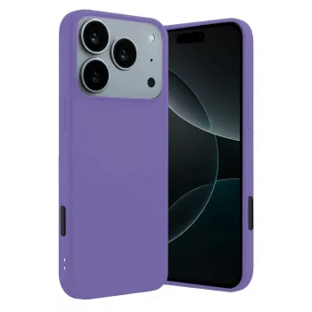 Newface Apple iPhone 17 Pro First Silikon - Lila