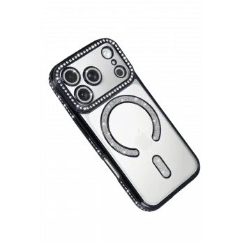 Newface Apple iPhone 17 Pro Joke Simli Magneticsafe Kılıf - Siyah