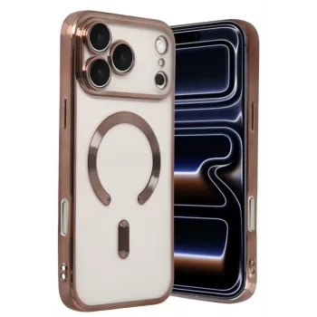 Newface Apple iPhone 17 Pro Kross Magneticsafe Kapak - Çöl Titanyum
