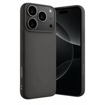 Newface Apple iPhone 17 Pro Max Nano içi Kadife Silikon - Gri