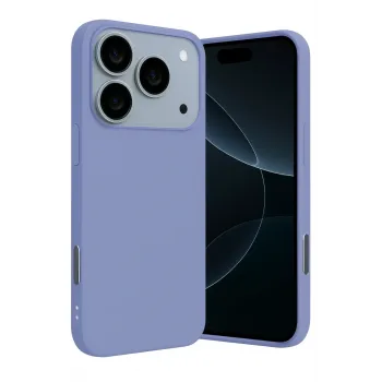 Newface Apple iPhone 17 Pro Max Nano içi Kadife Silikon - Lila