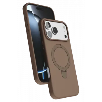 Newface Apple iPhone 17 Pro Max Regal Magsafe Standlı Kapak - Çöl Titanyum