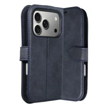 Newface Apple iPhone 17 Pro Trend S Plus Kapaklı Kılıf - Lacivert