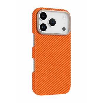 Newface Apple iPhone 17 Pro Vega Magsafe Kapak - Turuncu