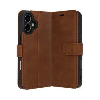 Newface Apple iPhone 17 Trend S Plus Kapaklı Kılıf - Taba