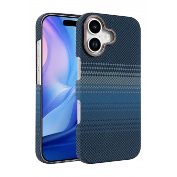 Newface Apple iPhone 17 Vega Magsafe Kapak - Mavi