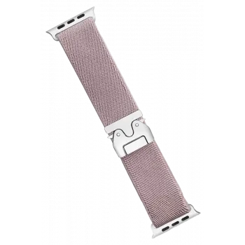 Newface Apple Watch 42mm Forest Kumaş Kordon - Lila