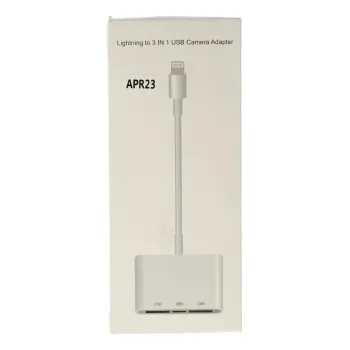 Newface APR23 Iphone Otg 3in1 - Beyaz