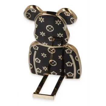 Newface Astro Stand Ayıcık Desenli - Siyah