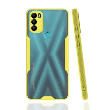 Newface General Mobile GM 21 Plus Kılıf Platin Silikon - Sarı