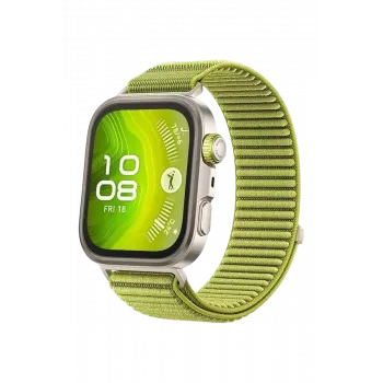 Newface Huawei Fit 4 Braid Kordon - Açık Yeşil